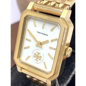 Tory Burch Women's Watch TBW1500 Robinson Cream Dial Gold Quartz Stainless Steel